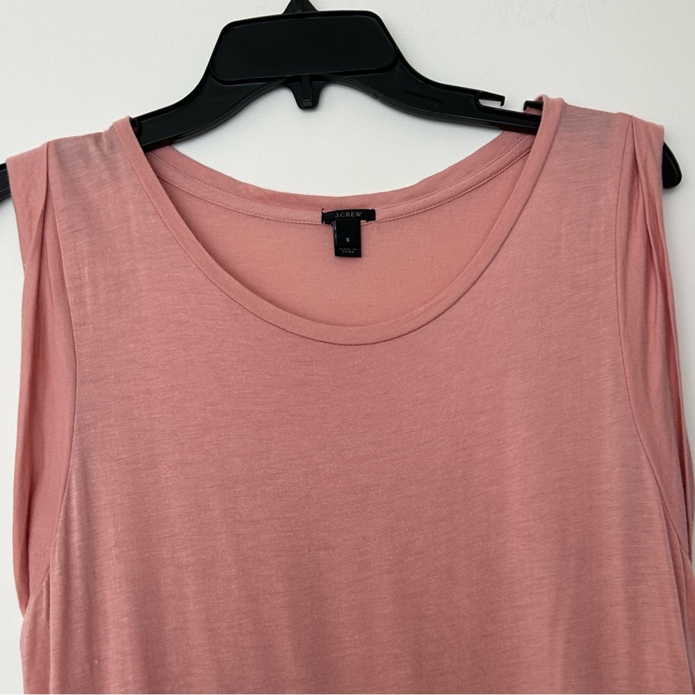J. Crew Rolled sleeve Tank Top - Picture 2 of 8
